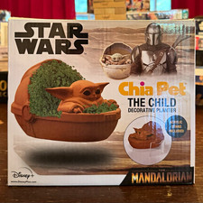 Chia Pet Star Wars The Child Decorative Planter, Acrylic Stand. New. picture