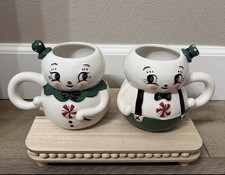 New Johanna Parker Christmas 2026 Green Snowman Mugs Set picture