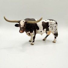 Schleich Texas Longhorn Bull Male Steer Figure Retired Toy Animal 2012 Farm Ox picture