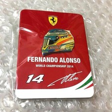 Ferrari Fernando Alonso 2014 World Championship Pin Badge New picture