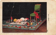 Vintage TIRED OUT. Postcard Milltown Springs Missouri Posted picture