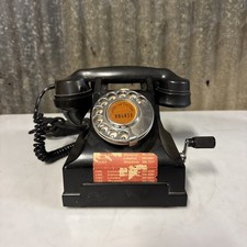 PMG S271/43 Combined Dial Magneto Extension Telephone c1930s-50s Vintage picture