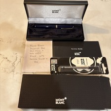 Vtg Montblanc Ballpoint Pen Noblesse Series W/Box & Extra Refill Made In Germany picture