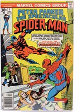 SPECTACULAR SPIDER-MAN #1 • [7.0] • 1976 • Sal Buscema & John Romita • MARVEL picture