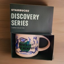Starbucks University of Memphis New in Box Discovery Series 14oz Coffee Mug 2025 picture