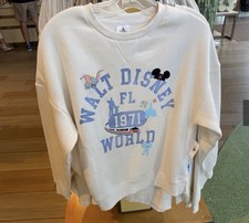 Disney Parks Walt Disney World 1971 Dumbo Mickey Monorail Sweatshirt New Size M picture