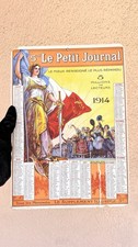 Rare Antique Original French Le Petit Journal 1914 Calendar picture