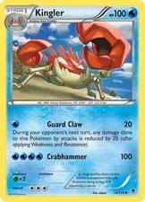Pokemon Phantom Forces Kingler #14/119 English LP picture