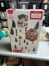 Holiday Time 20- Piece Country Set Light Up Village Collectible Decor Piece picture