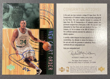 PAUL PIERCE 2001-02 UD ULTIMATE BUYBACK AUTO 2/2 ON UD HARDCOURT 99-00 picture