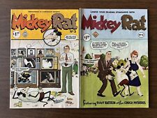 Mickey Rat Comics #3 #4 First Edition Last Gasp Armstrong R Crumb Comix 80s  picture