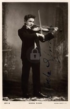 Mischa Elman Childhood Signed Autograph Photo Postcard COPY picture