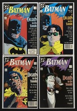 Batman 426 427 428 429 a Death in the Family Full Run 1988 DC Complete Set NICE picture