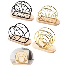 Napkin Holder for Table Kitchen Home Modern Metal Paper Napkin Standers picture
