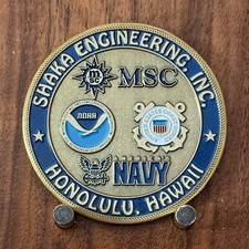 Shaka Engineering Inc Hawaii 30th Anniversary Challenge Coin W#21 picture
