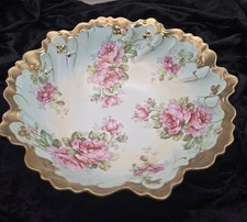Antique Austrian Porcelain Bowl Moritz Zdekauer Victorian Era B#33 picture