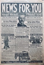 1912 Galloway Farm Equipment Catalog - Waterloo, IA Ad #1914 picture
