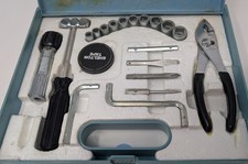 Vintage Shelton Socketool Tool Kit Fisher Space Pen Co Promo Case Sockets Pliers picture