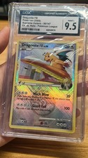 2009 Pokemon Dragonite FB 56/147 CGC 9.5 Mint+ League Crosshatch Holo picture