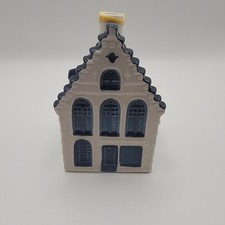 KLM Bols Blue Delft House 49 Miniature Dutch Canal House 2011 Empty Decanter picture