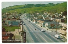 Pismo Beach California c1950's aerial view, U. S. Highway 101, business district picture