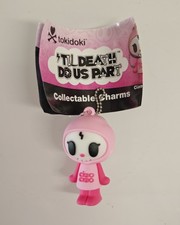Tokidoki 'Til Death Do Us Part Charm Collectible Keychain Hello Hello Pink picture