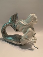 White and Silver Mermaid Figurine picture