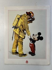 Charles Boyer Mickey And The Bravest 14” X 11” Print Art - In Original Plastic picture
