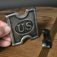 US Anson Mills Cartridge Belt Buckle – 1881 Indian Wars Spanish War picture