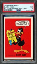 1974 Warner Bros. Daffy Duck, PSA Graded NM 7 picture