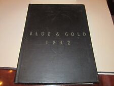 1932 THE UNIVERSITY OF CALIFORNIA YEAR BOOK - BLUE AND GOLD - VERY HEAVY picture