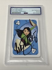 LEA SALONGA SIGNED UNO MULAN DISNEY CARD - PSA DNA COA AUTHENTIC picture