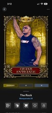 Topps WWE Slam 2026 Masquerade Gold Grand Entrance Base The Rock picture