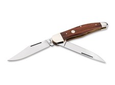 Boker Manufaktur Folding Hunter Pocket Knife Rosewood 4.33