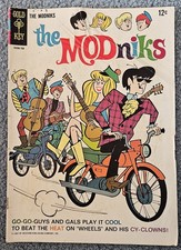 The Modniks #1 1967 Good Read Cond, Cover Wrinkles Light Yellowing  See Pics picture