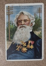 1911-12 Royal Bengals T68 Men Heroes History Samuel F.B. Morse Code Inventor picture