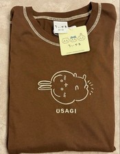 Chiikawa Usagi T-shirt Brown Short Sleeve Size L picture