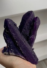 Amazing Purple Fluorite Coated Quartz – First Discovery Pocket picture