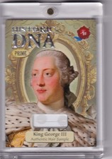 KING GEORGE III /25 HAIR STRAND DNA RELIC 2024 HISTORIC AUTOGRAPHCS PRIME picture