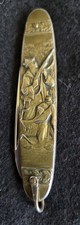 Vintage 2 Blade Folding Pocket Knife Solingen Germany Arnex Hunter & Dog picture