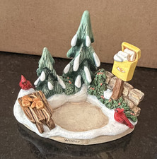 Goebel Hummel Hummelscape Winter Magic 1114-D 2004 Snow Scene Display picture
