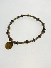 Amp Japan Vintage Gold Brown Bracelet Men's Accessories Cuff Pre-owned picture