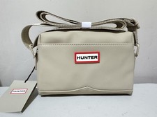NEW Hunter Matte Zip Crossbody Bag w/Adjustable Detachable Strap Tan picture