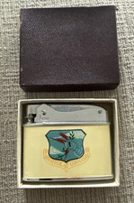RARE Vintage Strategic Air Command Engraved Military Air Force Lighter UNFIRED picture