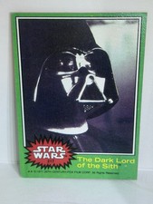1977 Topps Star Wars #217 Darth Vader The Dark Lord of the Sith Green Series picture