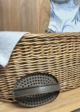 VTG Primitive Tin Palm Cheese/Soap Grater Farmhouse Kitchen Bath Display Decor picture