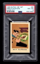 PSA 8 FRED FLINTSTONE 1965 Dutch Gum Card 