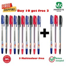 Atlas Max Ballpoint Pen Smooth Blue,Black,Red, Buy 10 get free 3.  picture