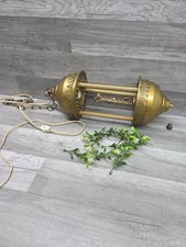 Vintage 1970s Greek Goddess Hanging Oil Rain Lamp picture