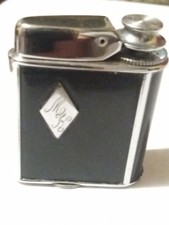 Vintage 1929 Ronson Perfu-Mist Perfume Atomizer Art Deco Black Enamel Lighter picture